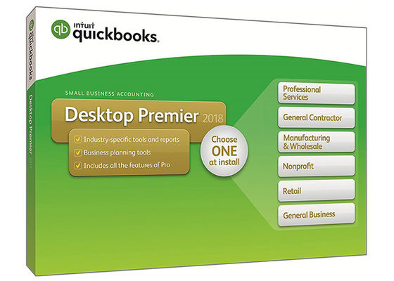 China De industrieuitgave Quickbooks Pro 2017 met Loonlijst 4 Gebruiker, Quickbooks Enterprise 2017 leverancier