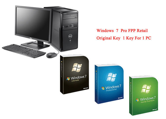 China Microsoft Windows 7 Pro Pack activeert online de Klantgerichte Echte FPP Kleinhandel van FQC leverancier